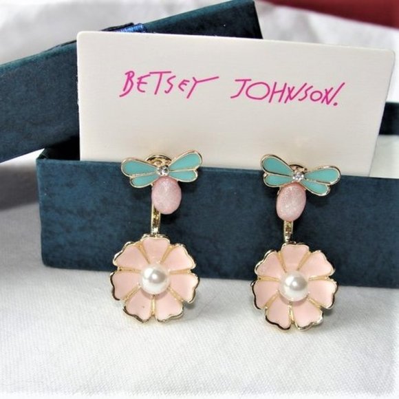 Betsey Johnson Other - FREE w Purchase Betsey Johnson Butterfly Earrings